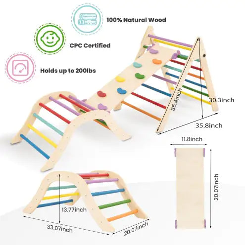 Wooden Climbing Toys For Young Children