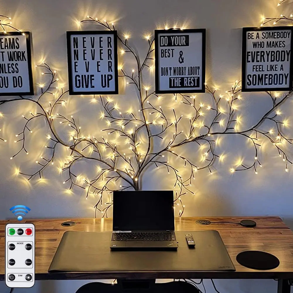 Lighted Vine Tree for Home 144 Leds