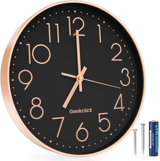 Silent Wall Clock 12"